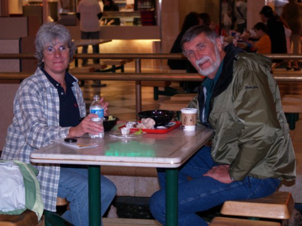 Carolyn and Dave at Mall