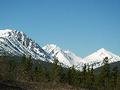 Mountains along alaska Highway
