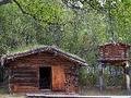 Jack London's cabin and food cache