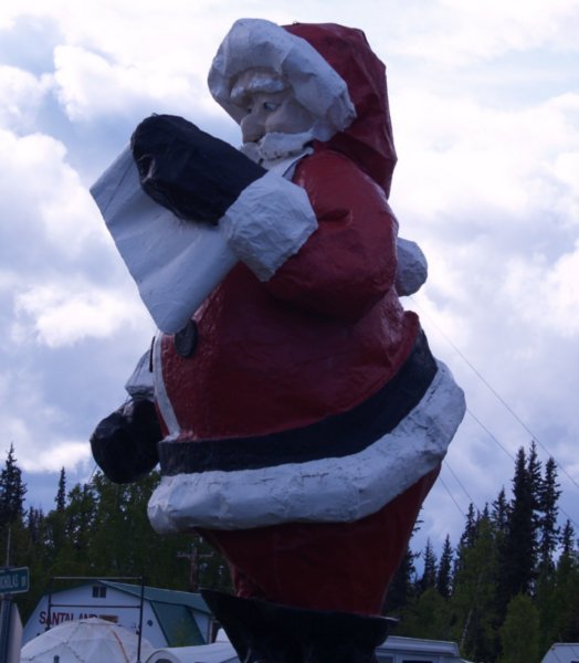 Santa Claus in the North Pole