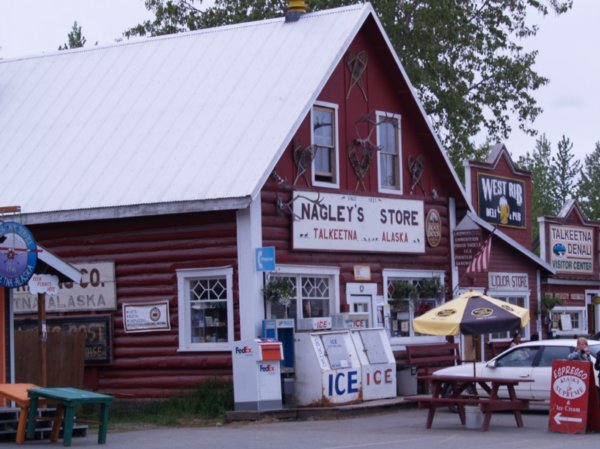 Downtown Talkeetna and her historic buildings