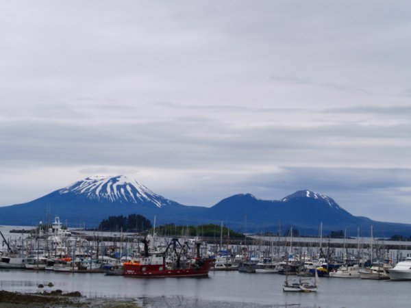 Sitka with Mt Edgecumbe in the background
