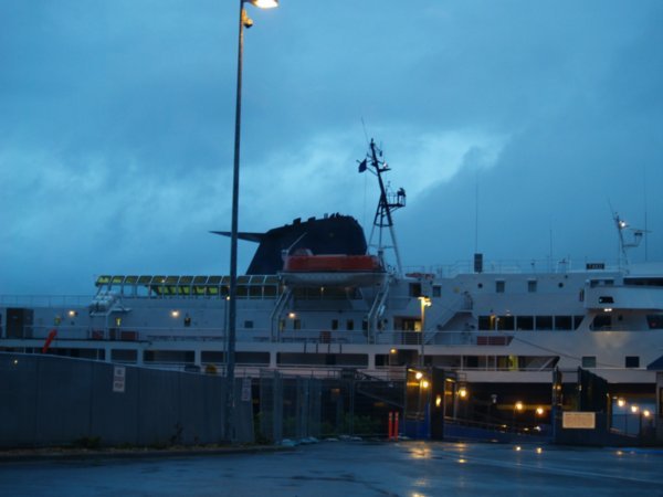 Leaving Sitka at 5:15 am