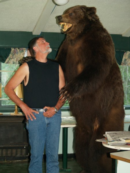 Dave and a Grizzly