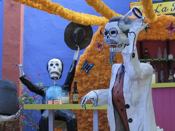 Day of the Dead offering at Frida Kahlo´s house, Coyoacan, Mexico City