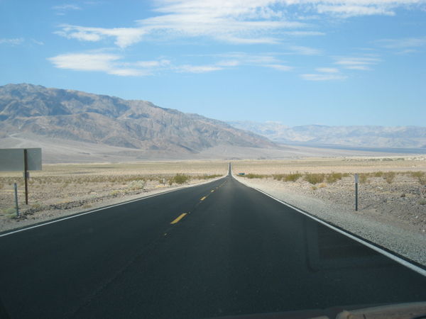 The long road through Death Valley
