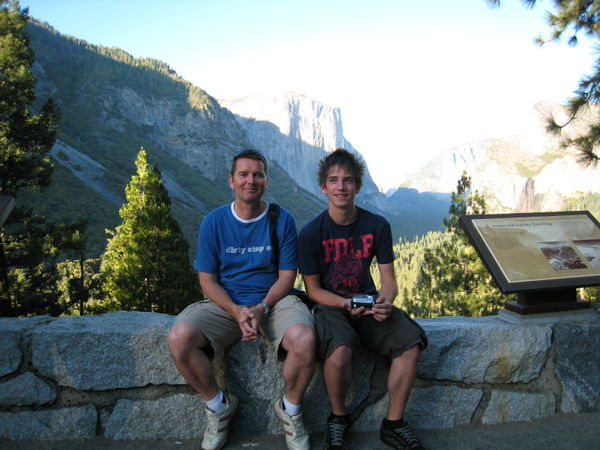 The two of us at Tunnel View