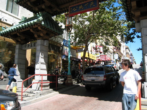 At the Chinatown gate