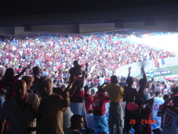 Flamengo supporters.