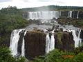 De watervallen vanuit Brazil.