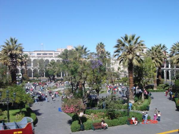 Arequipa plaza..
