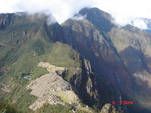 De M.P vanaf wayna Picchu.