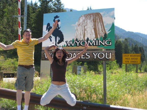 Wyoming Welcomes Us!