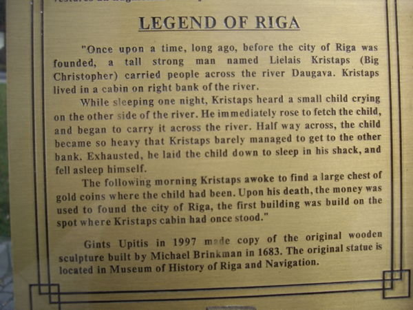 Legend of Riga