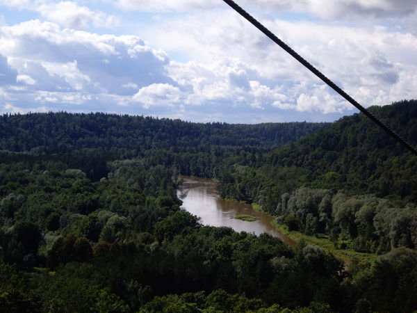 The view from the cable car