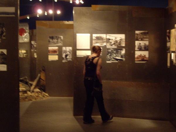 Pondering over the war museum