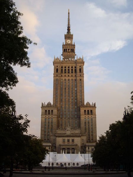 Our Postcard Shot of the Palace of Culture and Science