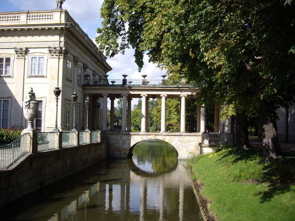Side of the palace on the water