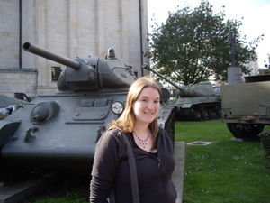 Steph and a tank