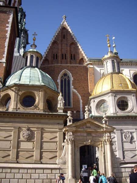Part of the Cathedral on Wawel Hill