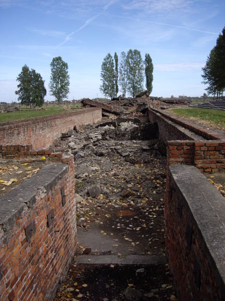 One of the Destroyed Gas Chambers