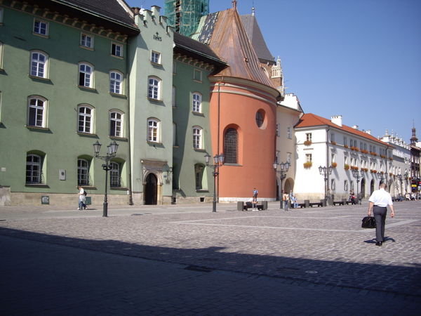 A Market Square in Krakow