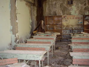 A Slightly Aged Classroom