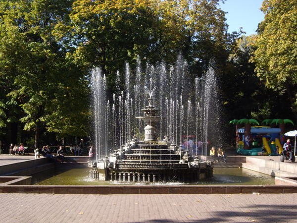 Fountain in one of the main parks