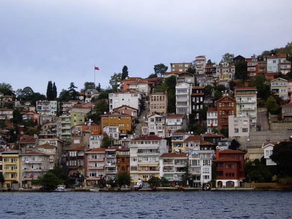 Colourful Houses On The Bosphorus