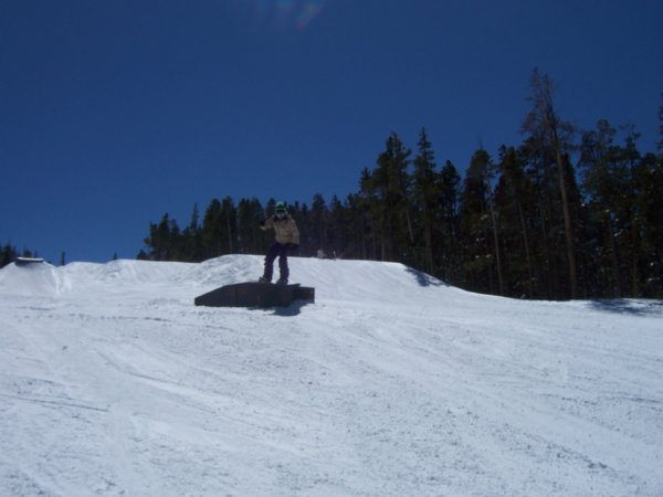 Snowboarding at Keystone