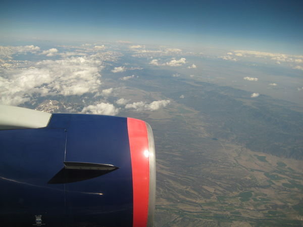 Flying over Colorado