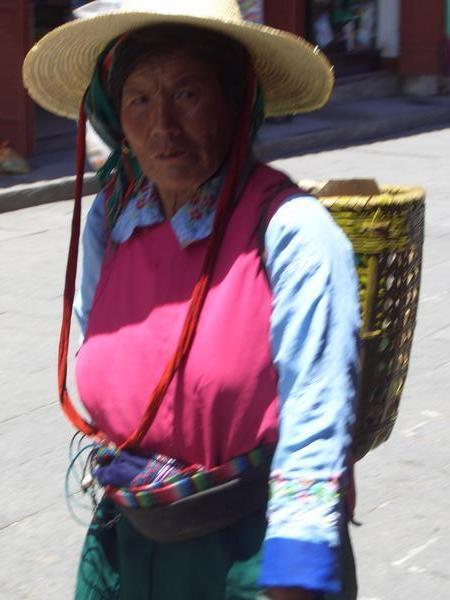 local lady in the street