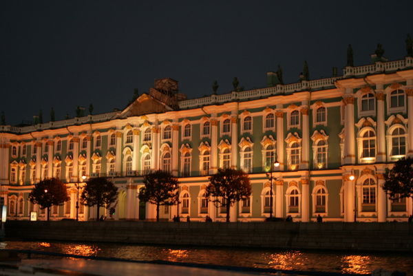 hermitage by night