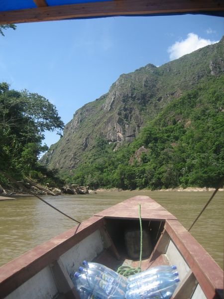 The boat trip into the Amazon