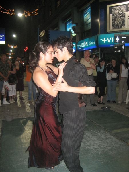 night time street tango