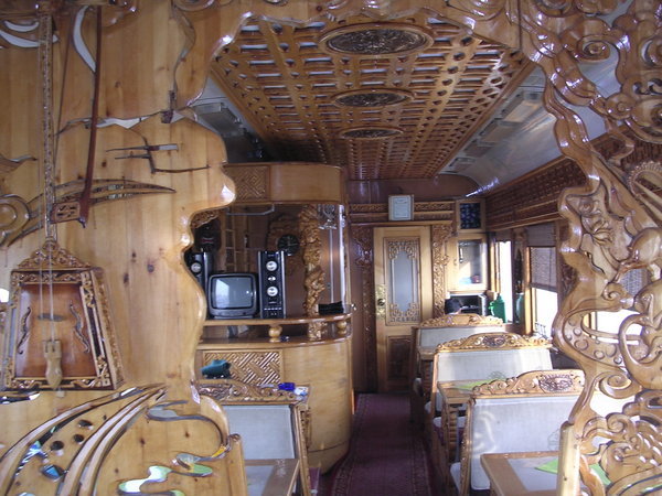 Mongolian dining car