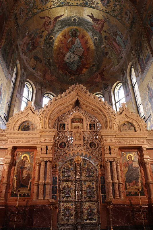 Inside Church of Savior on the Spilled Blood