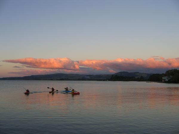Sunset at Rotorua