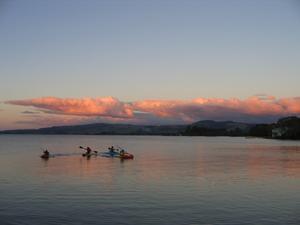 Sunset at Rotorua