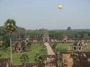 From the top of the tower at Angkor Wat