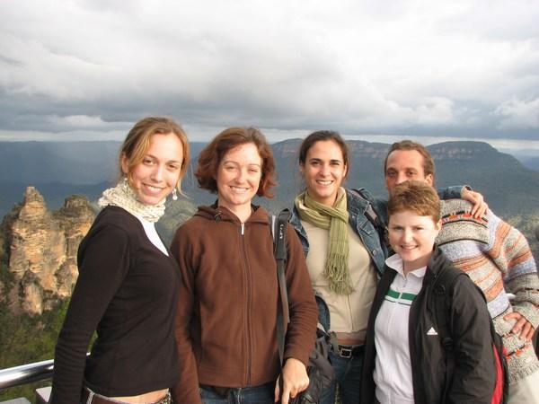 Nora, me, Diane, Karen and Tony.. end of the day at the Three Sisters