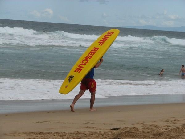 Surf patrol at Garie Beach