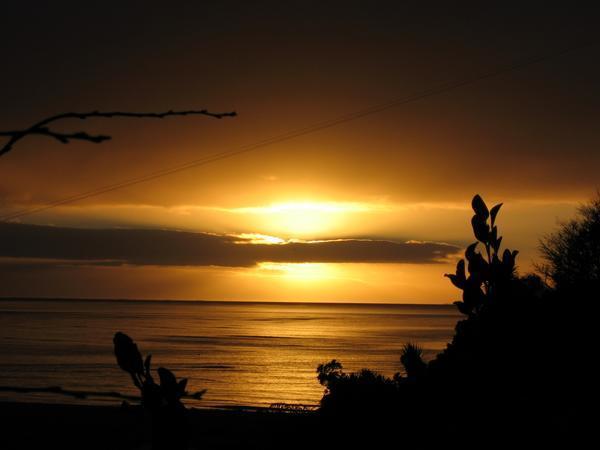 Final sunrise at Golden Bay