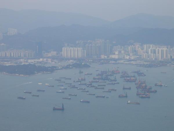 Accross to Kowloon from HK Island