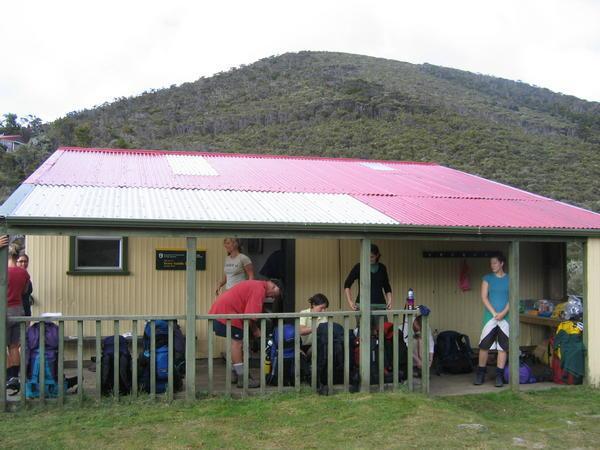Perry Saddle Hut - home for the first night
