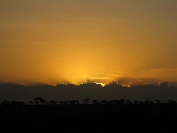 Sunrise at the Serengeti