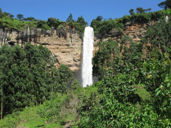 The first falls at Sipi