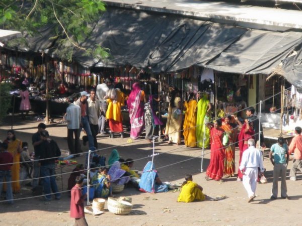 Market time in Orchha