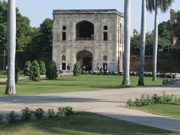 The entrance to Humayun's tomb