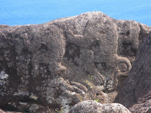 Petroglyphs at Orongo